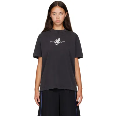 Off-white Black Off White Stroke T-shirt