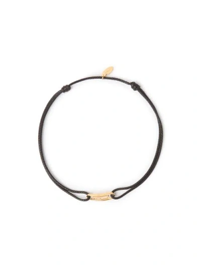 Off-white Black Paperclip Cord Necklace