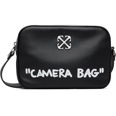 Off-white Black Quote Jitney Camera Bag In Multi