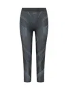 Off-white Black Slim Elasticated Pants In Blue