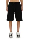 Off-white Black Solid Shorts In Black