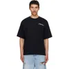 Off-white Off White Minimally Styled Short Sleeve T-shirt For Men In Black
