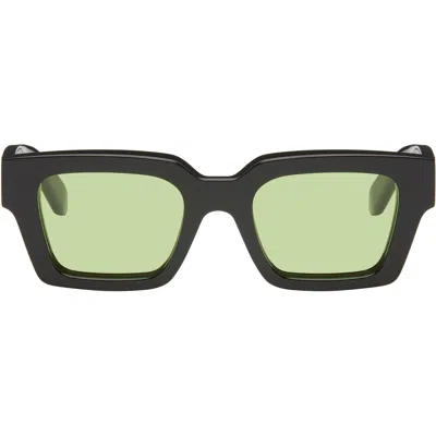 Off-white Black Virgil L Sunglasses In Pattern