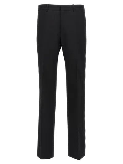 Off-white Black Virgin Wool Dress Men's Pants