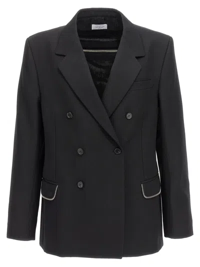 Off-white Black Virgin Wool Men's Blazer