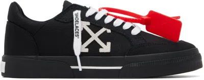 Off-white New Low Vulcanized Canvas Sneakers In Black