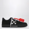 Off-white Vulcanized Canvas Low-top Sneakers In Black
