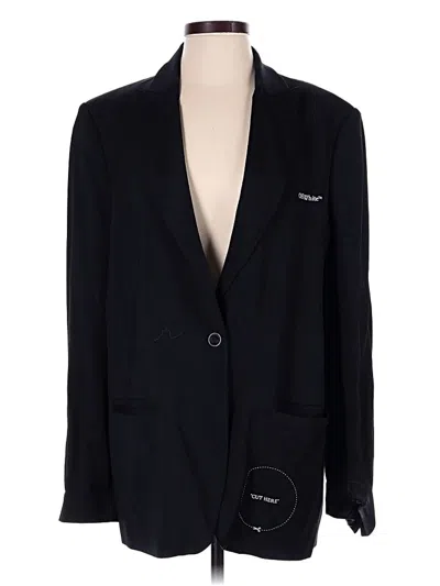 Pre-owned Off-white Blazer Jacket In Black