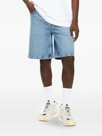 Off-white 하프 애로우 데님 쇼츠 In Blue