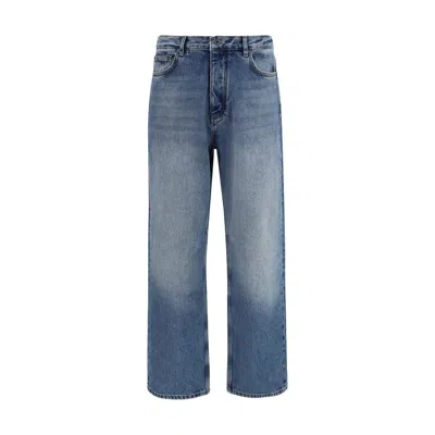 Off-white Half Arrow Straight Leg Jeans In Blue