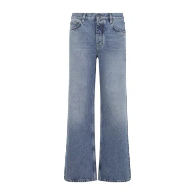 Off-white Off White Half Arrow Motif Jeans In Blue