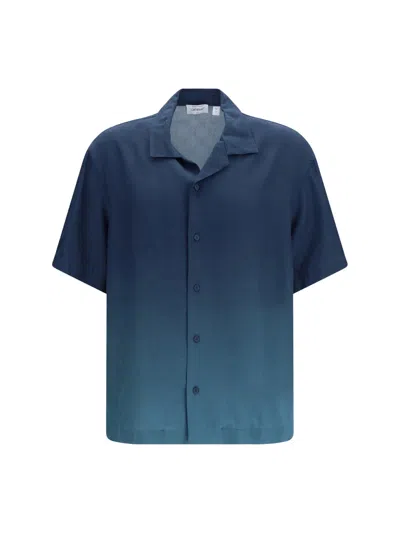 Off-white Arrow Monogram Shirt In Blue