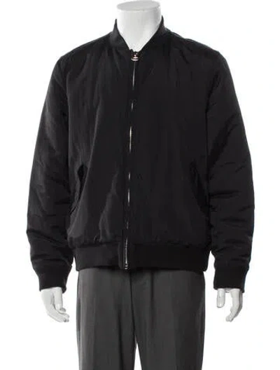 Pre-owned Off-white Bomber Jacket In Black
