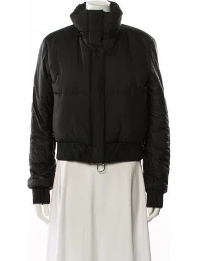 Pre-owned Off-white Bomber Jacket In Green