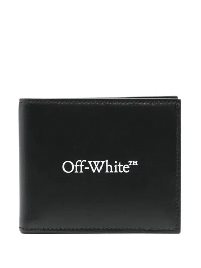 Off-white Bookish Bifold Mini Wallet In Multi