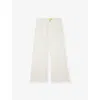 Off-white Bookish Diagonal Straight Jeans In Neutral