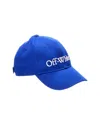 Off-white ™ Bookish Drill Baseball Cap In Blue