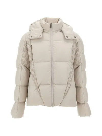 Off-white Bookish Racing Padded Jacket In White