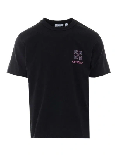Off-white Bookish Regular Mini T-shirt In Black
