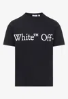 Off-white Bookish Scarf Graphic Regular Fit T-shirt In Black