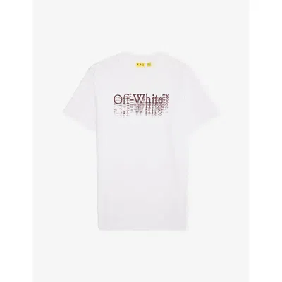 Off-white Kids' Bookish Stamp Graphic Cotton-jersey T-shirt 12-16 Years Whit In White