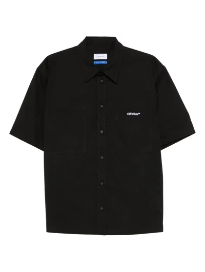 Off-white Bookish Summer Short Sleeve Shirt In Multi