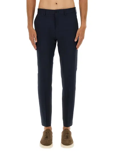 Off-white Boss Slim Fit Pants In Blue
