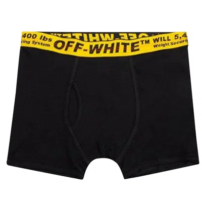 Pre-owned Off-white Boxer Briefs (3 Pack) 'black' | Men's Size S