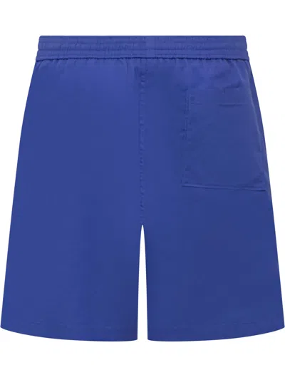 Off-white Boxer Da Mare With Bandana Design In Nautical Blue
