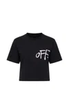 Off-white Black '' Shared Logo Boxy T-shirt In Black