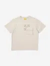 Off-white Boys Arrow Cargo T-shirt In Neutral