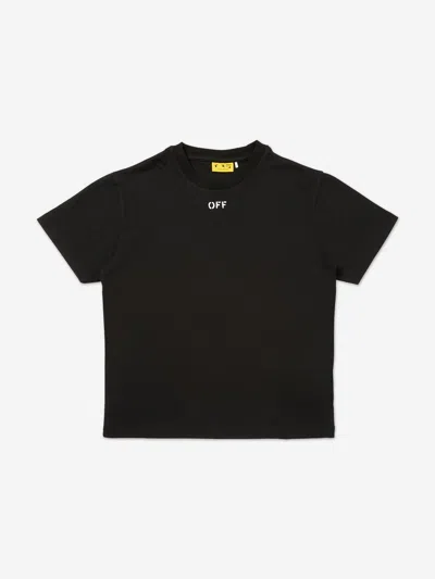 Off-white Babies'  Boys Arrow Paint T-shirt In Black