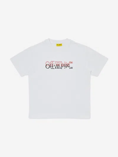 Off-white Babies'  Boys Big Bookish Double T-shirt