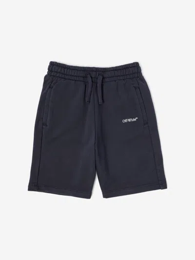 Off-white Kids'  Boys Bookish Sweatshorts In Blue