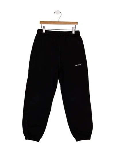 Pre-owned Off-white Kids' Boys Diagonal Sweatpants In Black