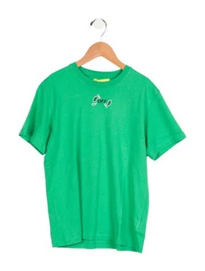 Pre-owned Off-white Kids' Boys  Arrow T-shirt In Green
