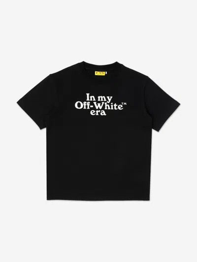 Off-white Babies'  Boys Ow Multilogo T-shirt In Black