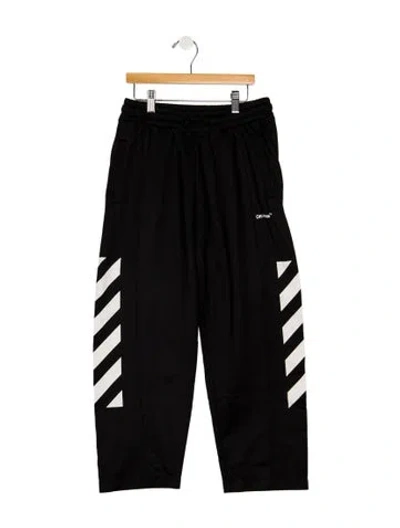 Pre-owned Off-white Kids' Boys Sweatpants In Black
