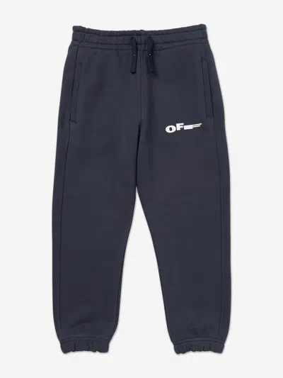 Off-white Babies'  Boys Type Joggers In Blue