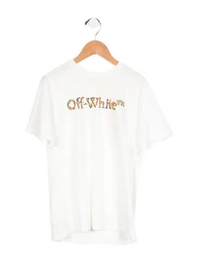 Pre-owned Off-white Kids' Boys White T Shirt  W/tags