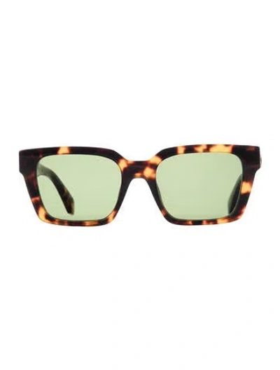 Pre-owned Off-white Branson Square Sunglasses In Brown