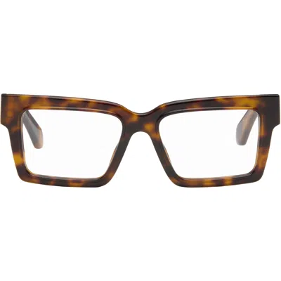 Off-white Brown 5029 Glasses In Purple