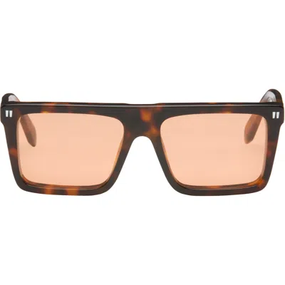 Off-white Brown Bridgeport Sunglasses In Orange