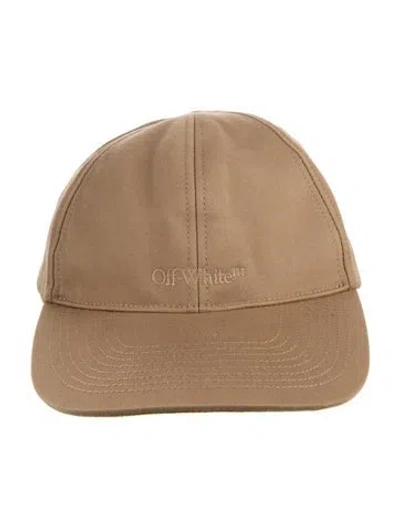 Pre-owned Off-white Brown Logo Hat Os