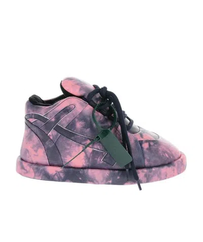 Off-white Bump Tie Dye-print Sneakers In Brown