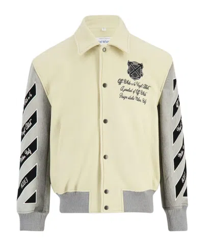 Off-white Buttoned Shirt Jacket In Neutral