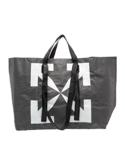 Pre-owned Off-white Canvas 'arrows' W/ Tags In Black