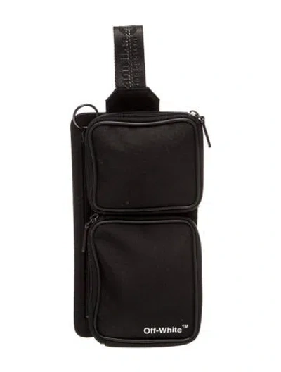 Pre-owned Off-white Canvas Backpack In Black