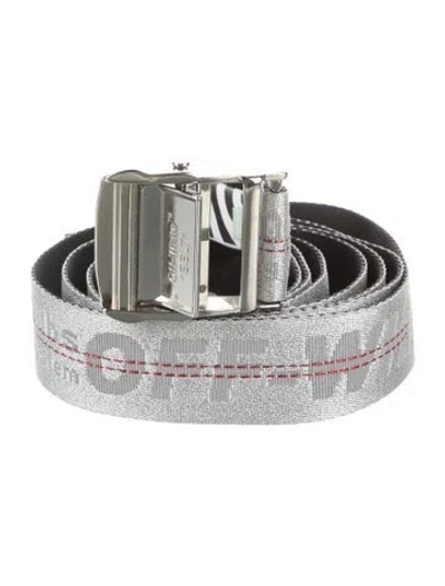 Pre-owned Off-white Canvas Belt