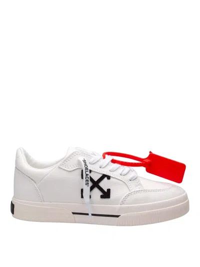 Off-white Canvas Sneakers In White
